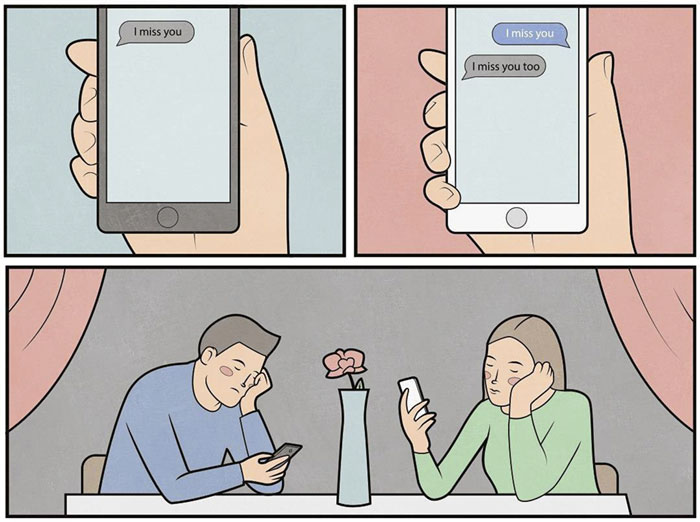 2019 year - 10 Harsh But True Illustrations that Show Our Changed Society 2019 year