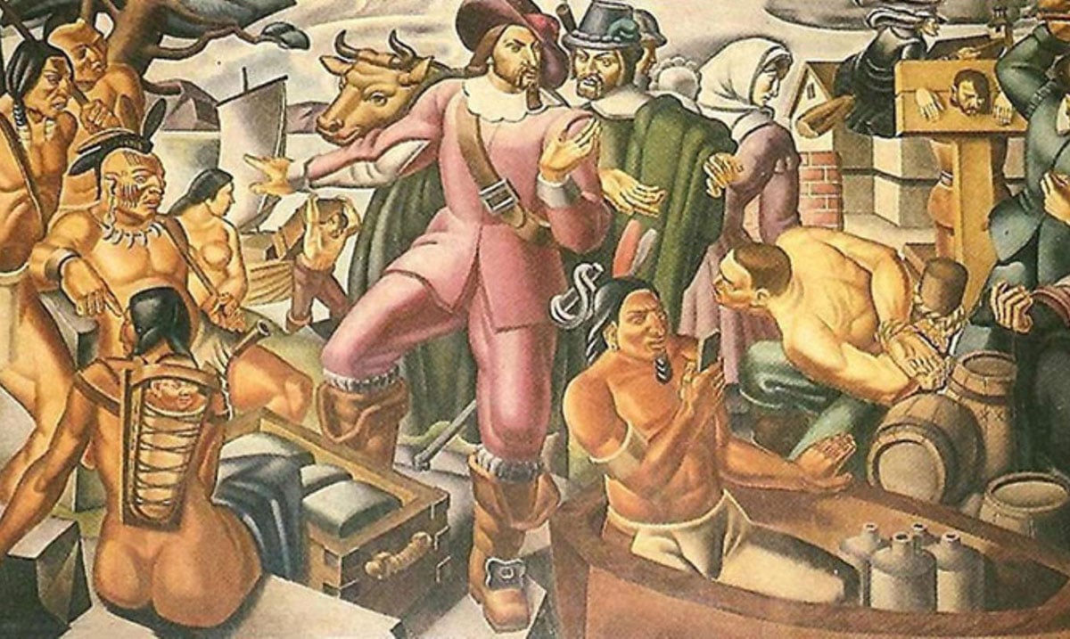 Do You See A Man Holding An iPhone In This 1937 Painting?