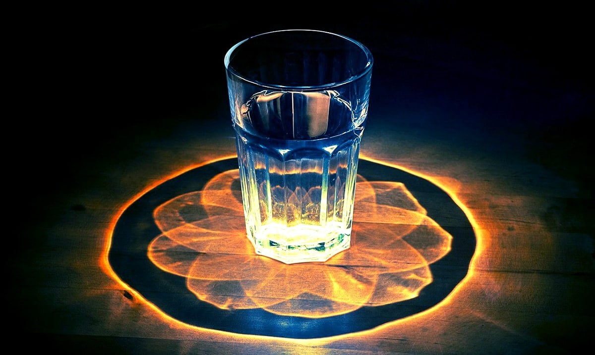Detecting Negative Energies At Home Using Only A Glass Of Water