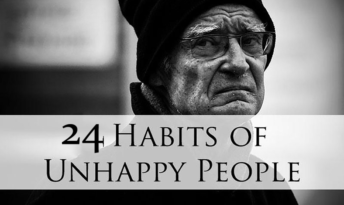 24 Self-Destructive Habits Of Chronically Unhappy People
