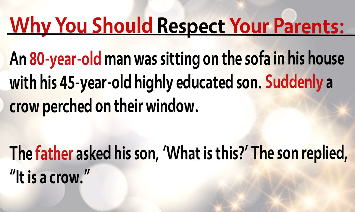 Why You Should Respect Your Mother