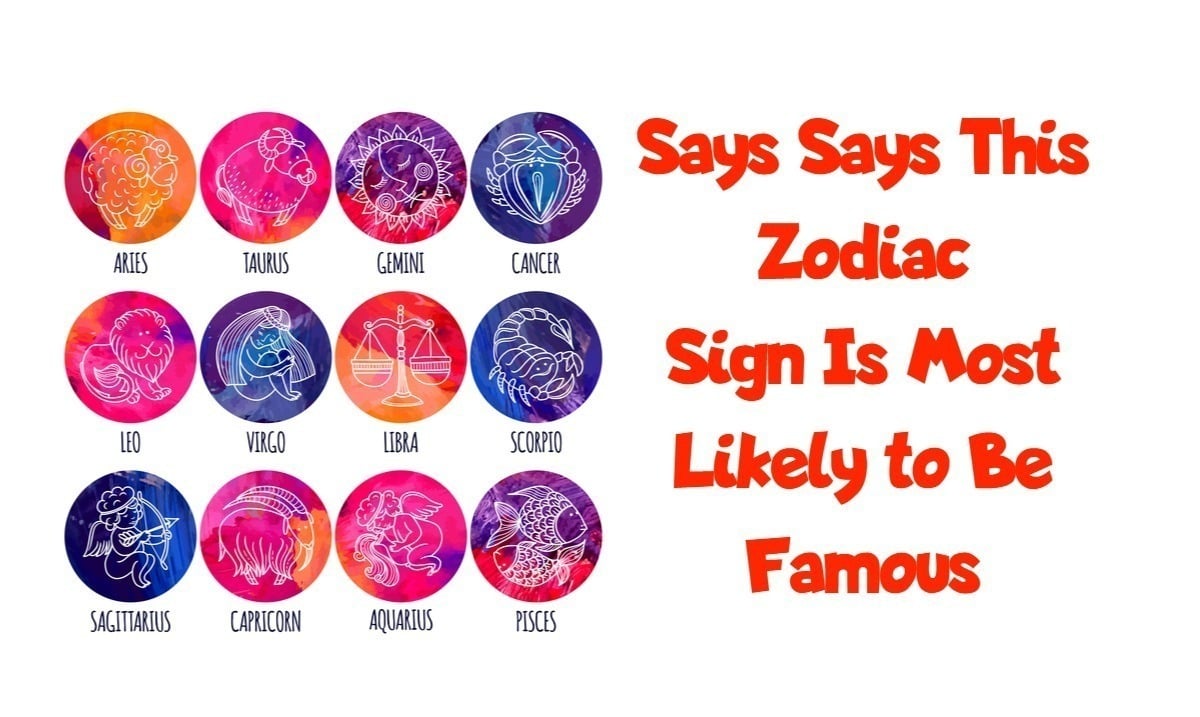 Study Reveals the Favored Zodiac Sign For Celebrity Births
