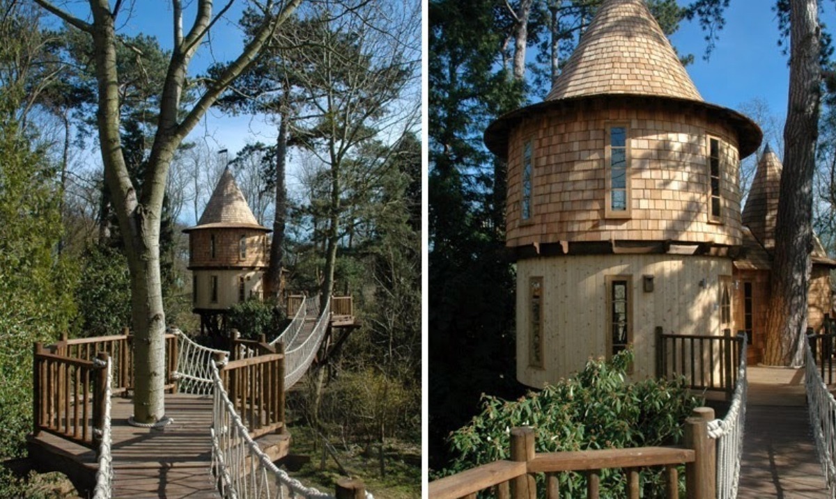 This British Family Is Living A Life Of Luxury In A Tree House – You Won’t Believe Your Eyes!