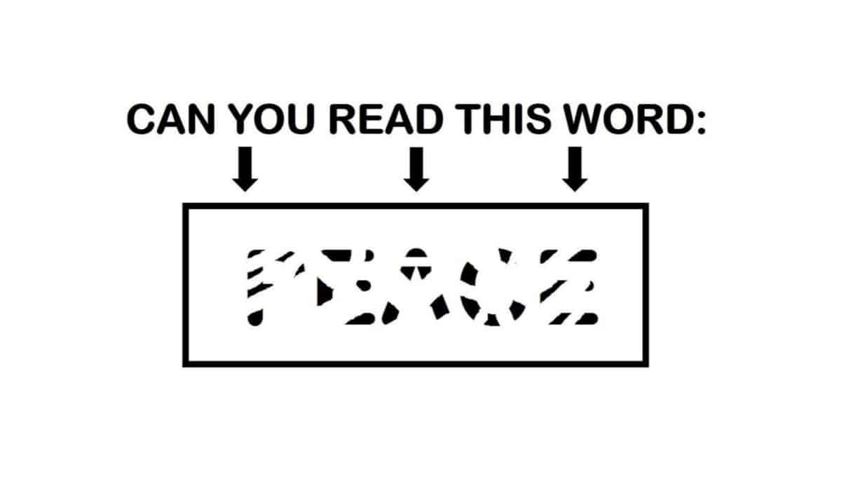 Only People With A High IQ Can Read These Words