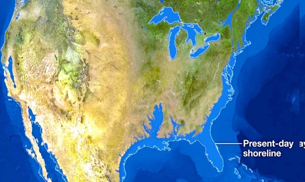 This Is What The World Would Look Like If All The Ice Caps Melted