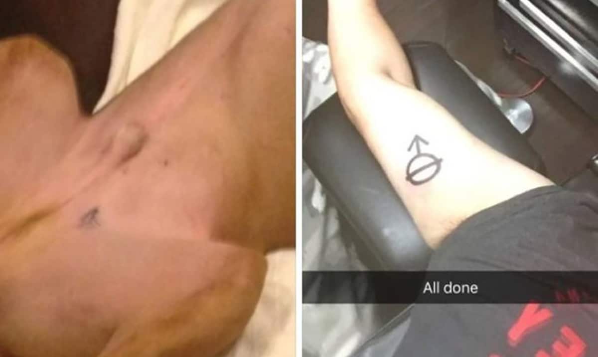 People Mock This Man For Getting The Same Tattoo As His Dog, But The Meaning Behind It Will Have You Rolling