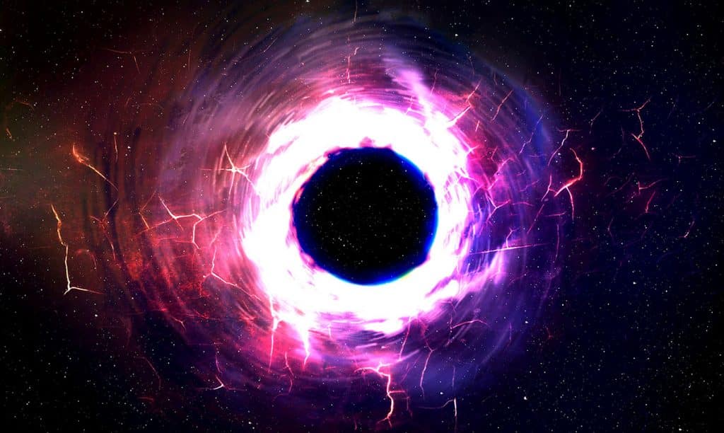 black hole at center of universe