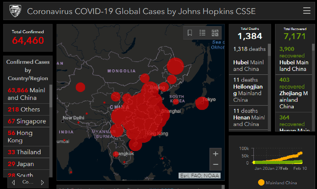 This Live Map Shows Coronavirus As It Spreads – Stay Informed
