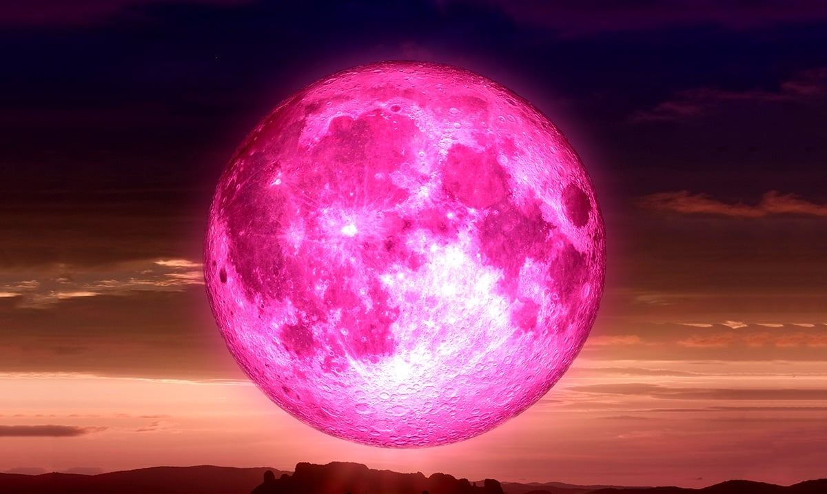 April’s Super ‘Pink’ Moon Will Be The Brightest Full Moon Of 2020