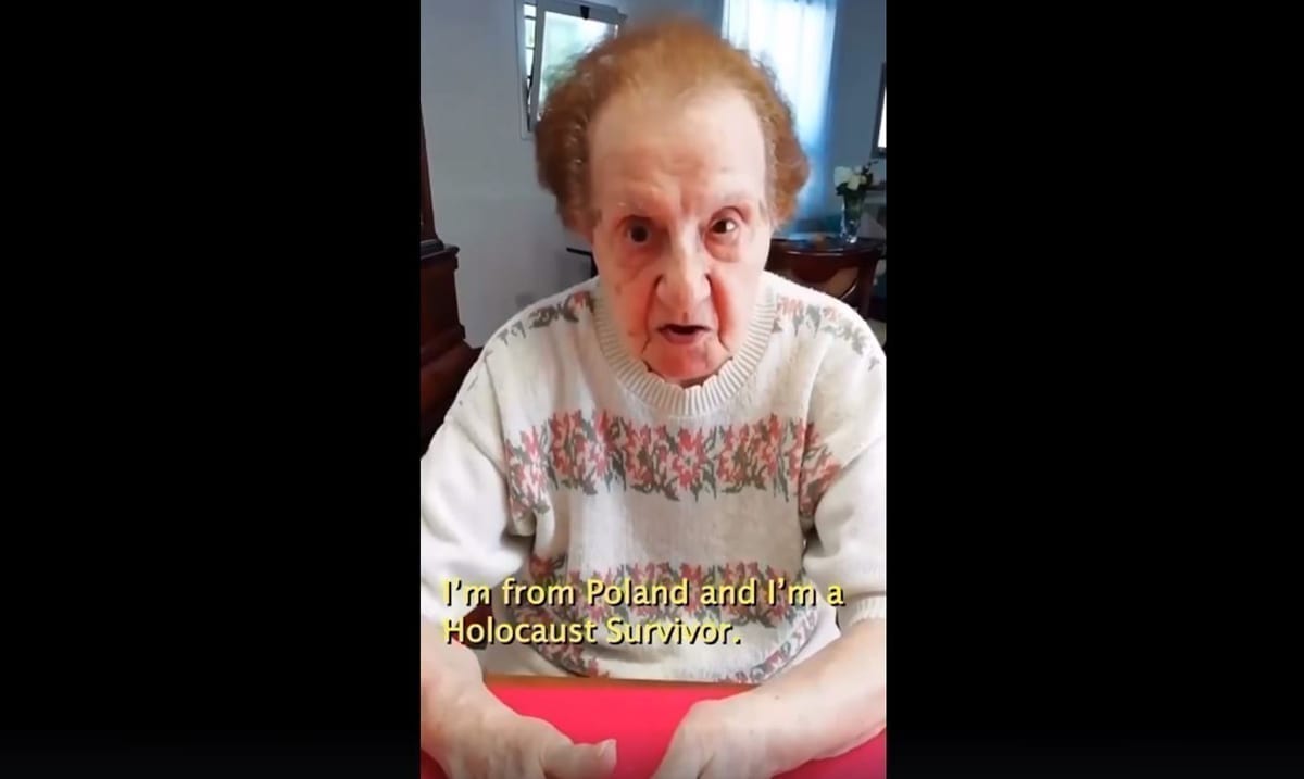 Holocaust Survivor Reminds Those Complaining About Lockdown That It Could Be Worse