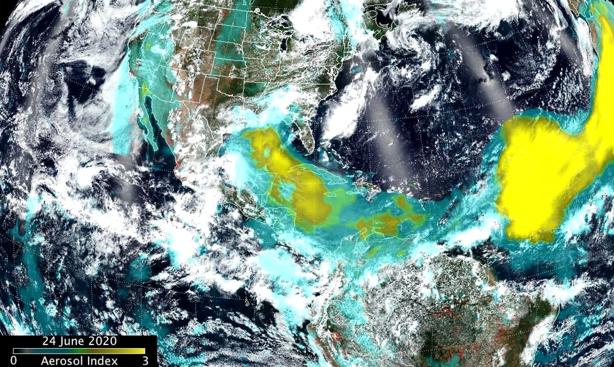 Sahara Dust Plume Sweeping The Atlantic Is The Largest Ever Recorded