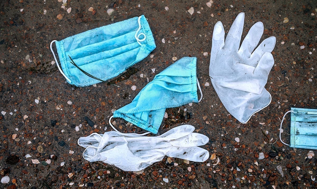 With Billions Of Masks And Gloves Being Used Monthly, New Wave Of Pollution Hits Oceans And Beaches