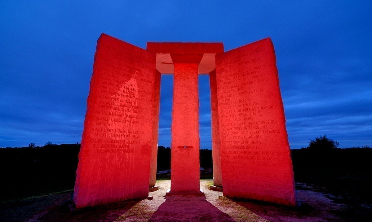 What Is Actually Written On The Mysterious Georgia Guidestones