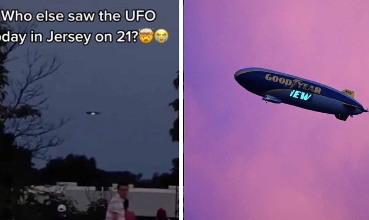 Recent New Jersey UFO Sightings Has Turned Out To Be Nothing More Than A Goodyear Blimp
