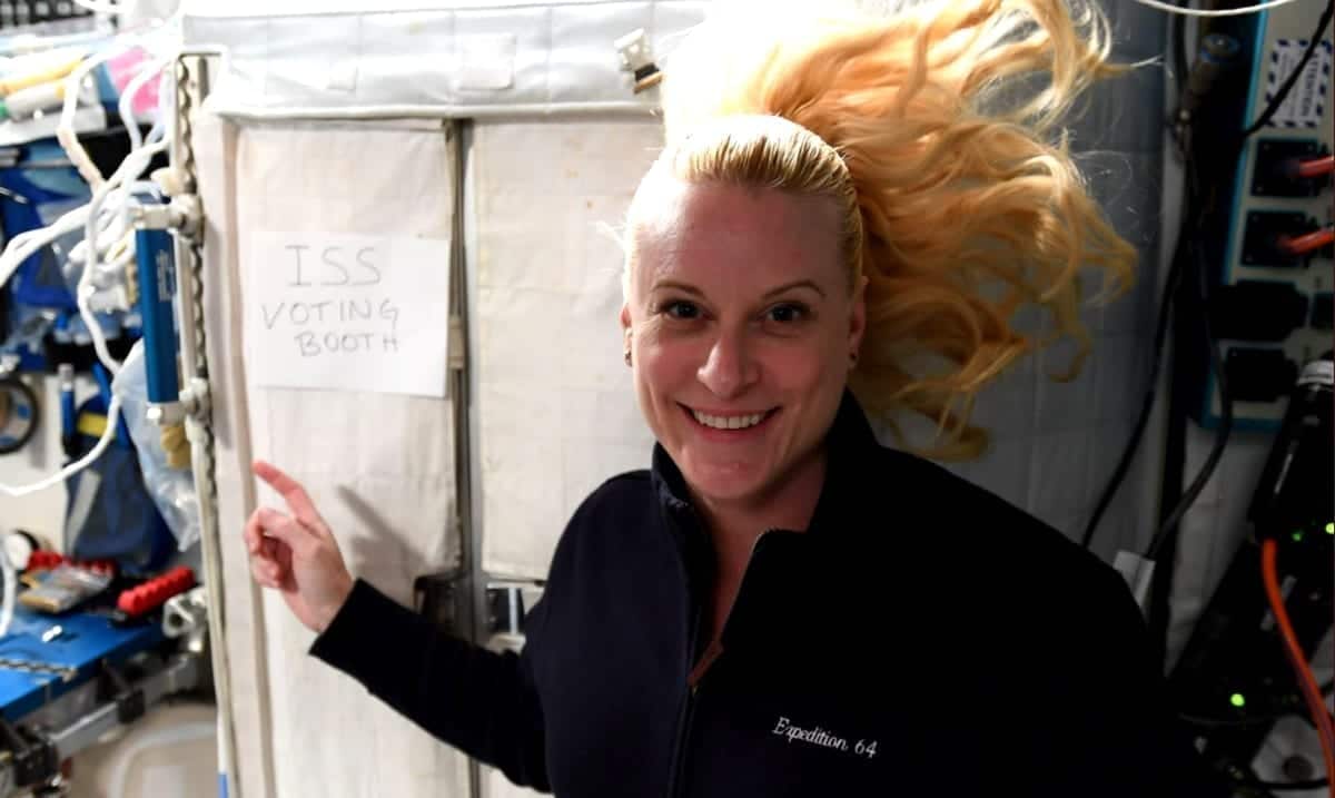 Astronaut Kate Rubins Votes From ISS: ‘If We Can Do It From Space…’