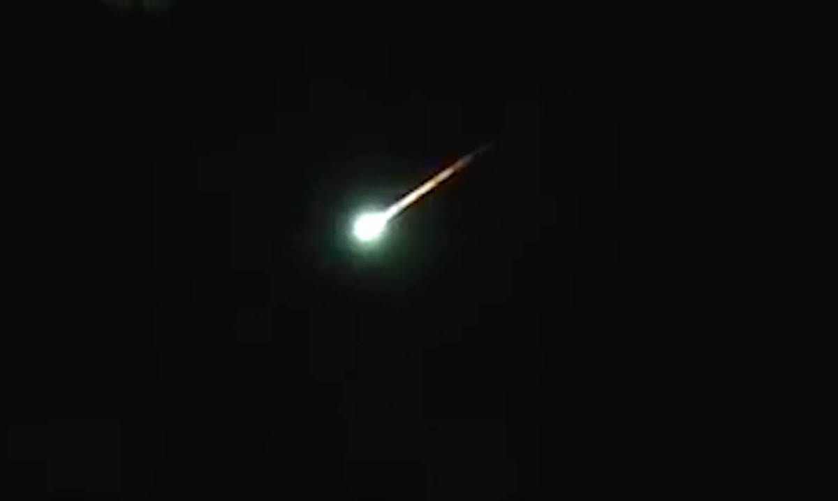 Dashcam Footage Shows Meteor Shoot Across New Jersey Night Sky