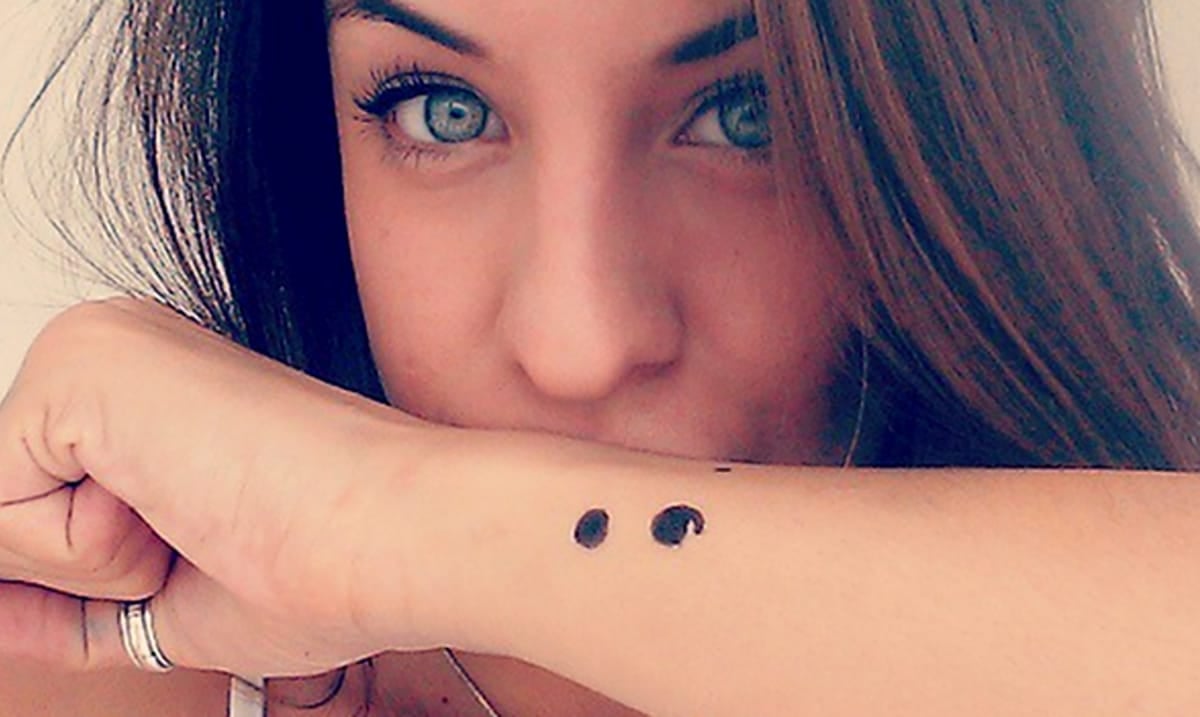 What It Means When Someone Has a Semicolon Tattoo