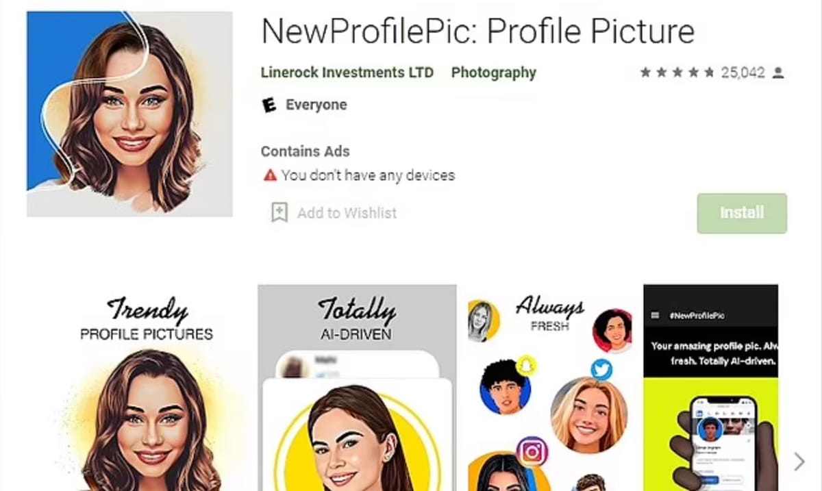 New Profile Pic App Accused of Hacking & Phishing Scam