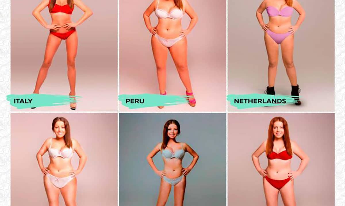 What the ‘Perfect’ Female Body Looks Like Across the Globe