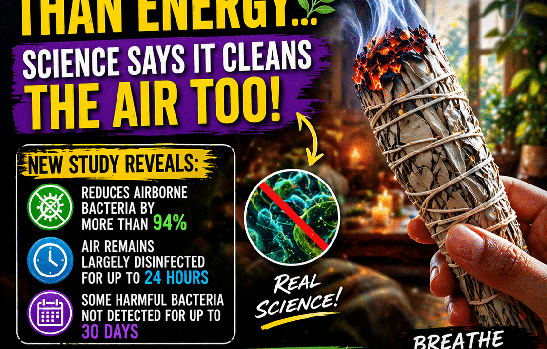 Burning Sage Doesn’t Just “Cleanse Energy”—Study Says It Cleans the Air Too